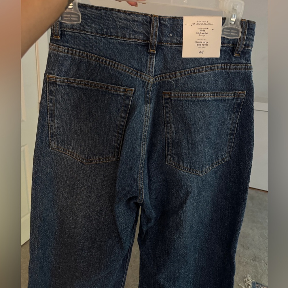 NWT** H&M Women’s Wide High-waist Jeans